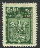 Cumpara ieftin EROARE ROMANIA 1922 LP 73 INCORONAREA REGELUI LA ALBA IULIA- 50 BANI MNH