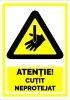 Indicator atentie cutit neprotejat