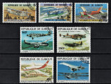 DJIBOUTI 1978-1980 - Avioane / serie completa (Michel 16&euro;), Stampilat