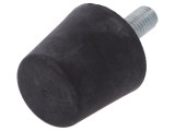 Picioruş Vibro-Absorbant 38mm Duritate Shore 40 840N