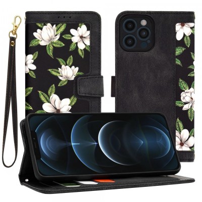 Husa pentru Apple iPhone 12 Pro Max, Techsuit, FlipCraft, Neagra foto