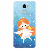 Husa silicon pentru Huawei Enjoy 7 Plus, Cute Angel