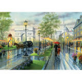 Puzzle 1000 piese - Spring Walk, Paris-Ken Shotwell, Jad