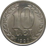 Romania, 10 lei 1992_f frumoasă, luciu * cod 66