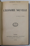 L &#039; ECONOMIE NOUVELLE par GEORGES VALOIS , 1919