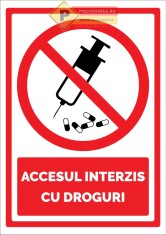 Indicator pentru interzicerea drogurilor foto