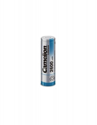 Acumulator Li-Ion 3.7V 18650 2600mAh, Dimensiuni 18 x 65 mm, Descarcare 5.4A Camelion foto