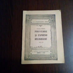 PROVERBE SI EXPRESII RELIGIOASE - Vol. 1/2 Al. Stanciulescu Birda -1991, 48 p.