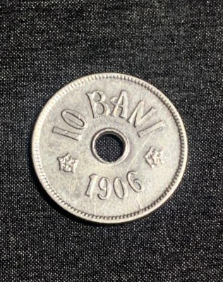 Moneda 10 bani 1906 J foto