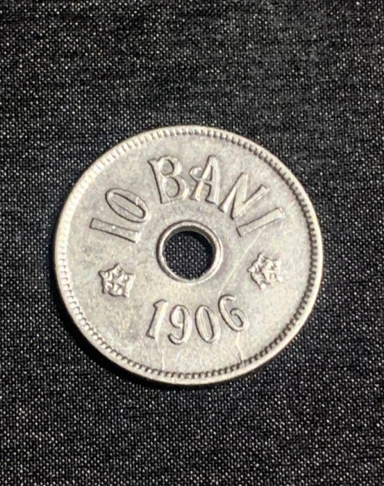 Moneda 10 bani 1906 J