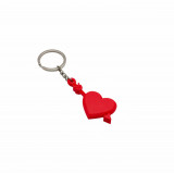 Heart with arrow keychain