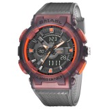 Ceas barbatesc Smael Sport Digital Analog 5 ATM Negru rosu