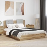 Cumpara ieftin Cadru de Pat cu Tablie Stejar Artizanal 120 x 200 cm
