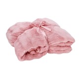 Cumpara ieftin Patura textil roz 200 x 220 cm