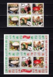 RO 2008 LP 1792+ b &quot;Ciuperci &quot;, serie+ bloc/colita 417 ,MNH