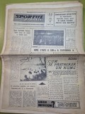 ziarul sportul popular 25 martie 1967 - rapid bucuresti liderul campionatului la fotbal,ilie oana