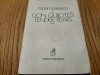 MARIN SORESCU - Don Quijote`s Tender Years - FLORIN PUCA (drawings) - Editura Cartea Romaneasca, 1979, 40 p.; lb. engleza, Alta editura