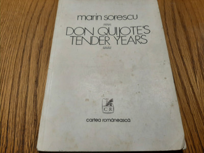 MARIN SORESCU - Don Quijte`s Tender Years - FLORIN PUCA (drawings) - 1979, 40 p. foto