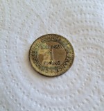 Moneda 1 Franc 1922 &ndash; Franta, Europa, Bronz-Aluminiu