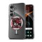 Husa pentru samsung galaxy s24 fe, atasare magnetica, magsafe, no luck all hustle, clear