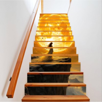 Sticker decorativ pentru scari interioare, print autoadeziv de inalta rezolutie, dimensine 200 x 124 cm, cod: AVX-STAIRS-04 foto