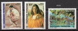POLINEZIA FRANCEZA 1989, Folclor, serie neuzata, MNH