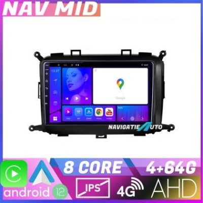 Navigatie Kia Carens 2013 2018 KIT 2023 EDOTEC-LITE Android Ecran 720P Octa Core 4 64 Carplay CarStore Technology foto