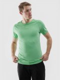 Cumpara ieftin Tricou de alergare pe teren fără cusături pentru bărbați - verde, 4F Sportswear