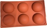 Forma din silicon pentru prajituri, 6 semisfere, 30 x 15 cm