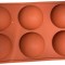 Forma din silicon pentru prajituri, 6 semisfere, 30 x 15 cm