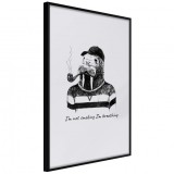 Cumpara ieftin Poster - Captain Walrus, cu Ramă neagră, 30x45 cm