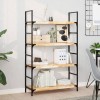 VidaXL Rafturi suspendate 3 buc. 100x30x4cm lemn masiv acacia netratat