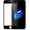 Folie sticla curbata iPhone 6 PLUS / 6S PLUS pentru tot ecranul (Full Cover) curbata 3D, Neagra