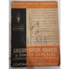 GRIGORE UREGHE VORNICUL , SIMION DASCALUL