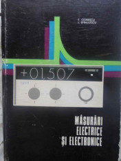 MASURARI ELECTRICE SI ELECTRONICE - F. CIORASCU, I. SPANULESCU foto