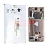 LCD+Touchscreen cu Rama Samsung Galaxy S21 Plus / G996 VIOLET Original Service Pack