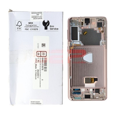 LCD+Touchscreen cu Rama Samsung Galaxy S21 Plus / G996 VIOLET Original Service Pack foto