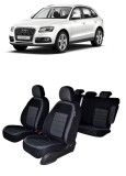 Cumpara ieftin Set Huse scaune dedicate Audi Q-5 (2009-2017) + huse cotiere, Umbrella