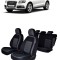 Set Huse scaune dedicate Audi Q-5 (2009-2017) + huse cotiere