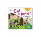 Cai și ponei. Carte puzzle - Hardcover - *** - Flamingo