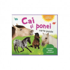 Cai și ponei. Carte puzzle - Hardcover - *** - Flamingo
