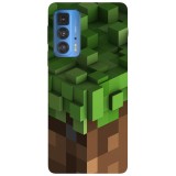 Husa compatibila cu Motorola Edge 20 model Earth Block, Silicon, TPU, Viceversa, Transparent, Carcasa