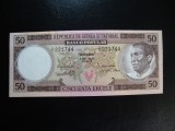 GUINEEA ECUATORIALA 50 EKUELE 1975 SUPERBA