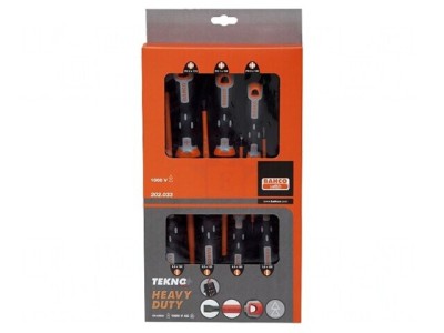 Set Șurubelnițe Izolate 1kV AC Phillips și Plată cu Geantă - 7 Bucăți foto