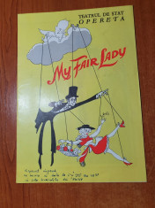 program teatrul de stat opereta-my fair lady -1975 -ion dacian foto