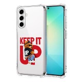 Husa antisoc pentru samsung galaxy s25 plus, airbag pro, clear, keep it up