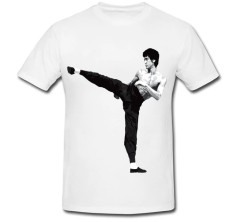Tricou &amp;quot; Bruce Lee hats off &amp;quot; foto