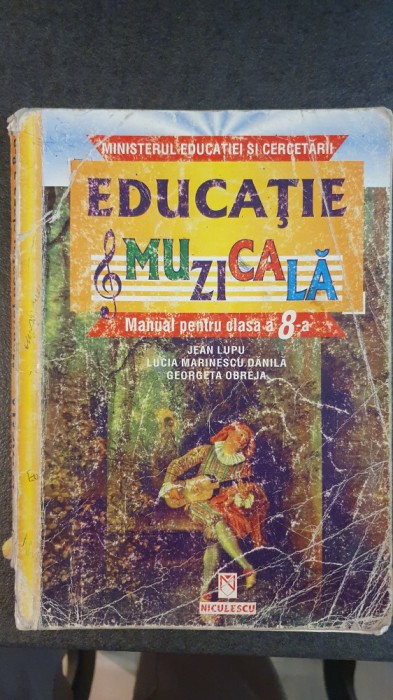 Manual de Educatie Muzicala, clasa 8, 2004, 160 pagini