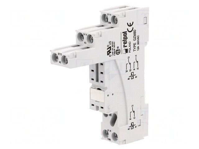 Stativ pentru Șină DIN 300VAC 8 12A