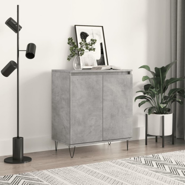 vidaXL Servantă, gri beton, 60x35x70 cm, lemn prelucrat 827160